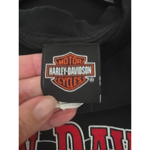 PAIR of Harley Davidson XL T Shirts  St. Kitts & Jamaica Black Travel Motorcycle - Picture 6 of 16